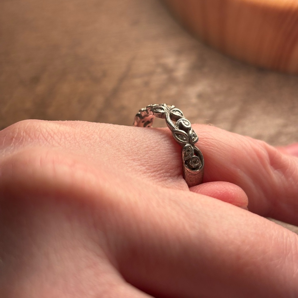 Vine and Diamond Ring